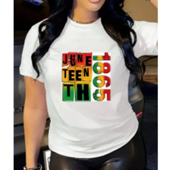 Hand Crafted Tops - "1865 Juneteenth" - Custom T-Shirts Made to Order - NWT